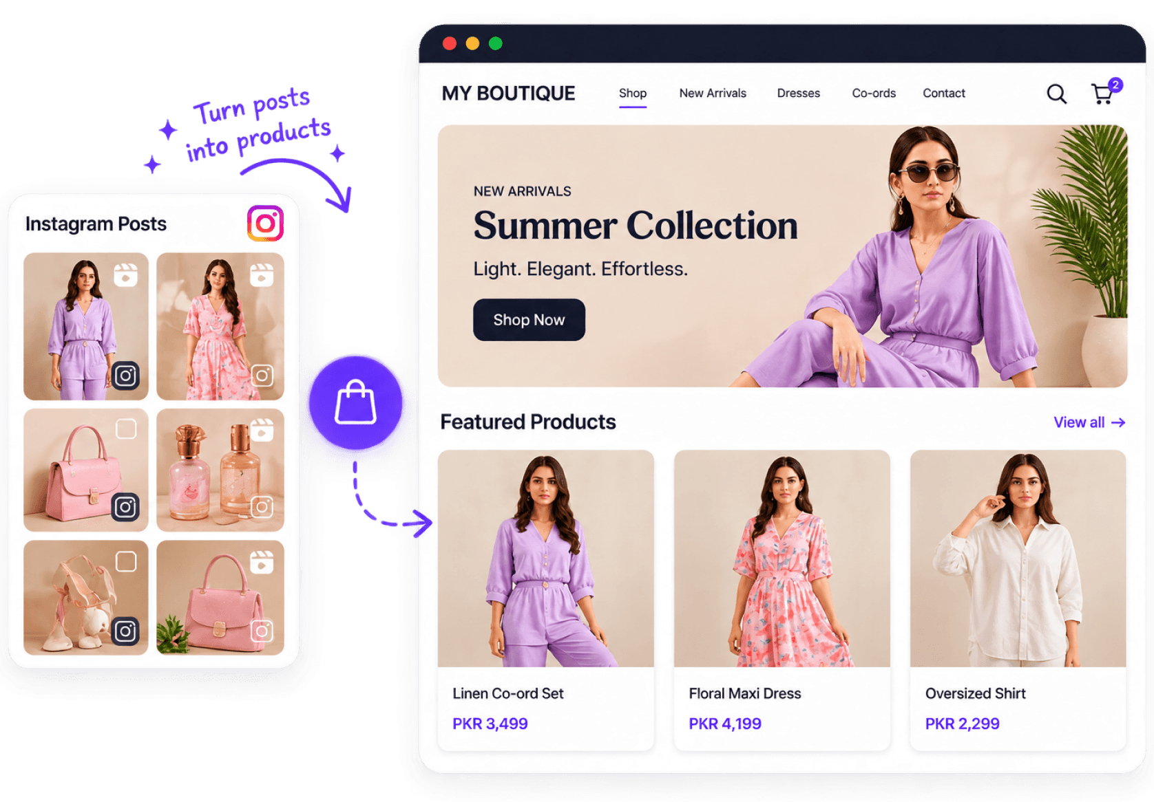 QuickShop Storefront Showcase